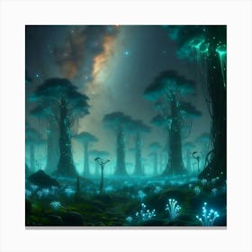 Forest Of Trees Canvas Print