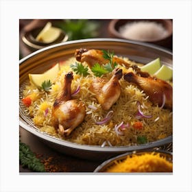 Chicken Biryani Canvas Print