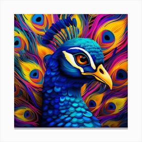 Peacock 4 Canvas Print