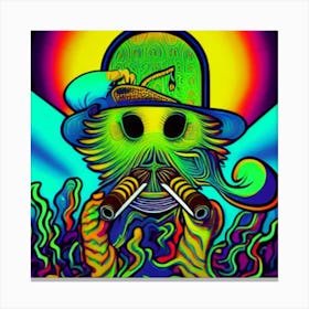 Psychedelic Monster Canvas Print