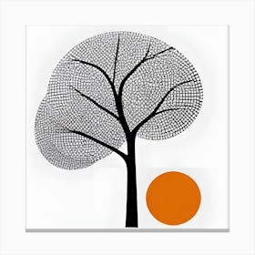 'Sunrise' Tree Of Life Abstract Canvas Print