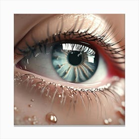 Close Up Of An Eye Canvas Print