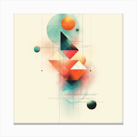 Abstract Geometric Painting Canvas Print