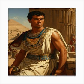 Egyptian King Canvas Print