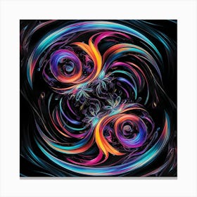 Leonardo Phoenix A Surreal Dreamlike Scene Featuring A Mesmeri 1 Canvas Print