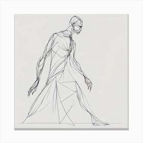 Man In A Dress Canvas Print