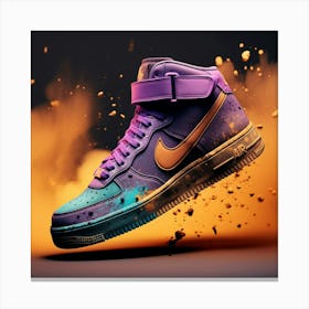 Nike Air Force 1 High 1 Canvas Print