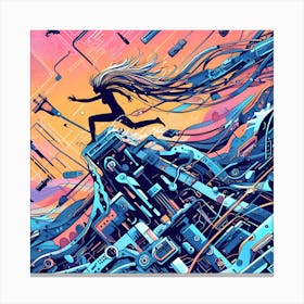 Random Pattern Canvas Print