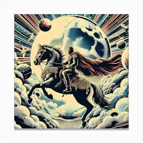 King Of The Moon Canvas Print