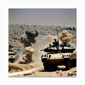 War In Israel (9) Canvas Print