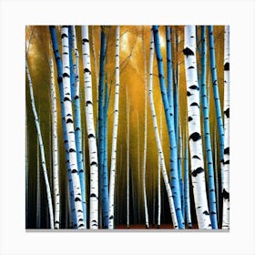 Birch Forest 104 Canvas Print