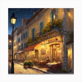 Night In France Canvas Print