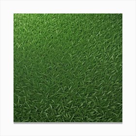 Green Grass Background 5 Canvas Print