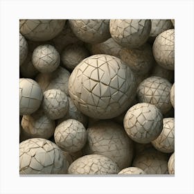 Broken Spheres Canvas Print