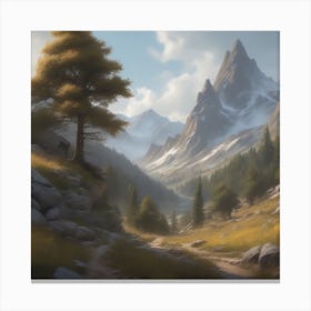 Mountain Landscape 43 Canvas Print