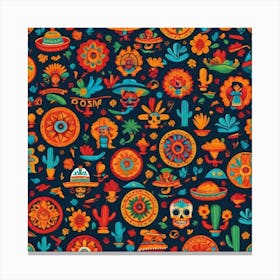 Mexican Pattern 17 Canvas Print