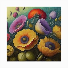 Poppies 2 Canvas Print