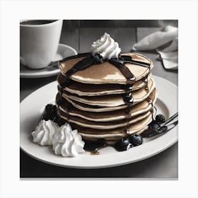 Pancakes Canvas Print