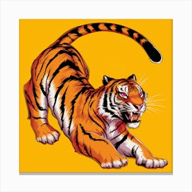 Tiger Yellow (1) Canvas Print