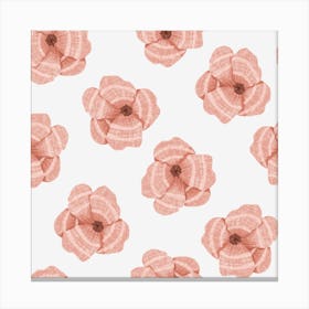 Summer blooming flowers Canvas Print