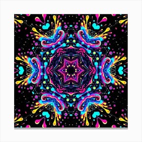 Abstract Psychedelic Pattern 37 Canvas Print