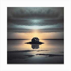 House On An Island 1 Canvas Print