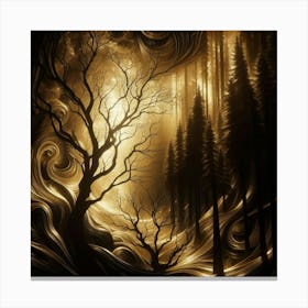 Dark Forest 40 Canvas Print