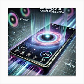 A Futuristic Smartphone, Astro Vx Infinity, Showca 5 Canvas Print