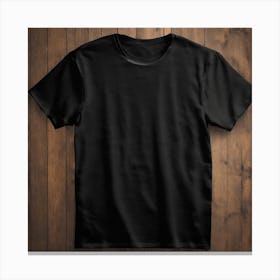 Black T - Shirt 26 Canvas Print