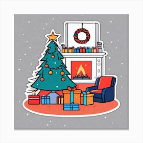 Christmas Tree 61 Canvas Print