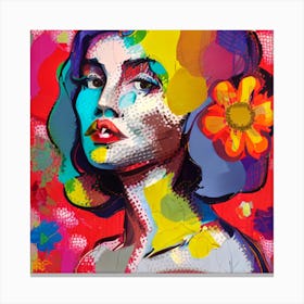 'Flora' 3 Canvas Print