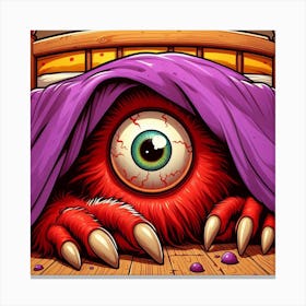 The monster we were all afraid of Canvas Print