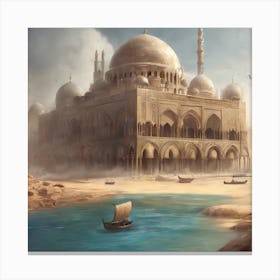 Arabic Mosque Canvas Print