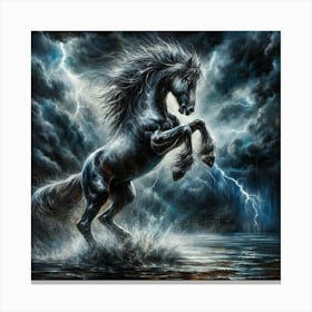 Lightning Horse 32 Canvas Print