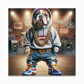 Rap Dog 1 Canvas Print