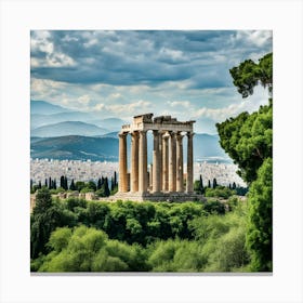 Parthenon, Greece Canvas Print