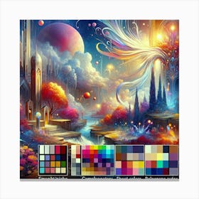 Psychedelic Landscape 2 Canvas Print