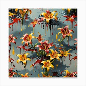 Lily Painting 1 Canvas Print