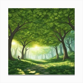 Fairytale Forest 41 Canvas Print