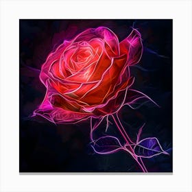 Rose Wallpaper Canvas Print