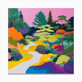 Colourful Gardens Portland Japanese Garden Usa 3 Canvas Print