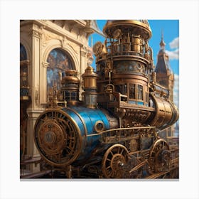 Steam Train 1 Canvas Print