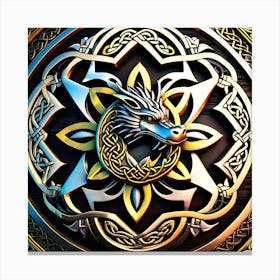 Celtic Dragon Canvas Print