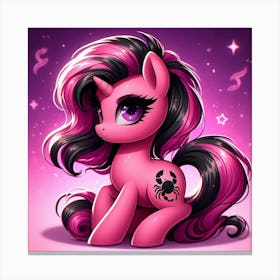 Scorpio Pony Canvas Print