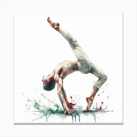 Acrobatic dance Canvas Print