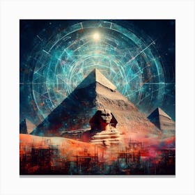 Egyptian Pyramids Canvas Print