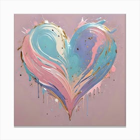 Heart Of Gold 1 Canvas Print