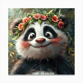 Panda Bear 13 Canvas Print