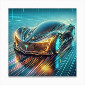 Futuristic Car 113 Canvas Print