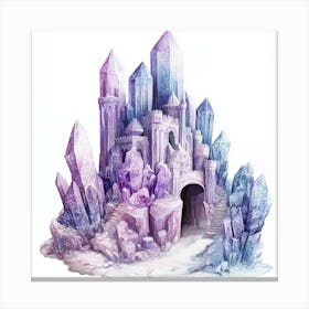 Crystal Castle Canvas Print